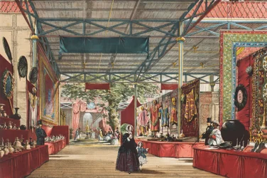 Vue de la Grande Exposition de 1851 : Exposition indienne, 1854